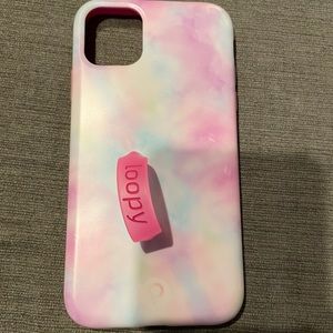iPhone 11 tie dye loopy case